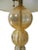 1960s Vintage Glass Lamp With Gold Flakes in the Traditional Venini Style For Sale - Image 5 of 8