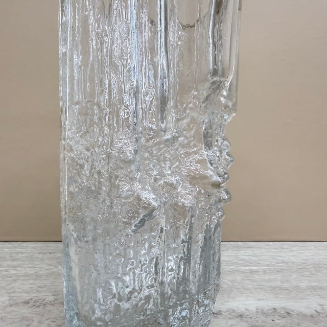 Vintage Glass Pinus Vase by Tapio Wirkalla for Iitalla, Finland, 1970s For Sale - Image 12 of 18