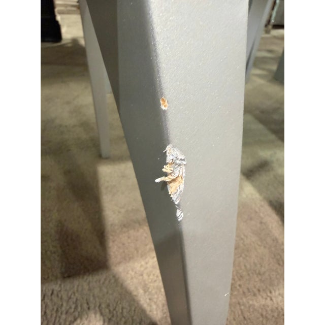 Catellan Italia Glass Dining Table With Six Chairs For Sale - Image 10 of 11