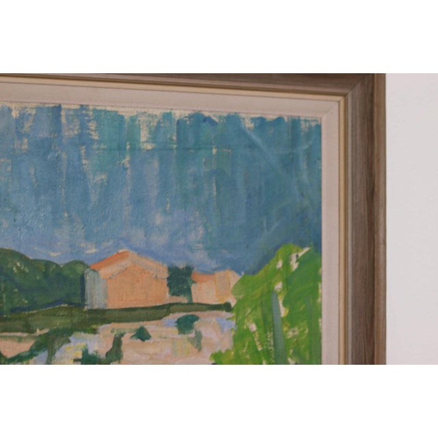 Leopold Fare, Southern Landscape, 1960s, Oil on Canvas, Framed For Sale - Image 5 of 18