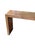 Minimalist Solid Teak Wood Console Table, Natural Finish Modern Organic For Sale - Image 4 of 7
