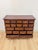 Vintage Apothecary Cabinet Handmade Nineteen Drawer Wood Storage Rustic Rare For Sale - Image 9 of 13