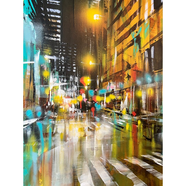 Bianca Prettau, Kyoto Teal, 2026, Acrylics on Cotton Canvas For Sale - Image 9 of 12