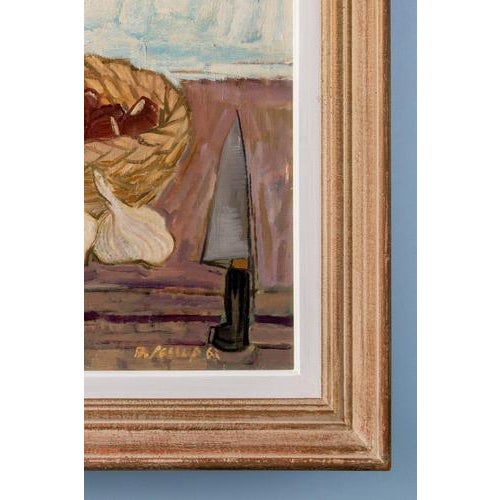 Frederick Arthur Jessup, Still Life with Chestnuts, Oil Painting on Canvas, 1963, Framed For Sale - Image 7 of 9