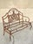 Vintage French Art Nouveau Style Leafy Vine Cast Aluminum Garden Patio Bench. Circa Late 20th Century. Measurements: 41" H...