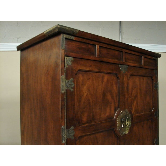 Vintage Asian Henredon Walnut Armoire Chairish