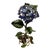 Jay Strongwater Large Handcrafted Periwinkle Blossom Nori Hydrangea Objet With Swarovski Crystals For Sale