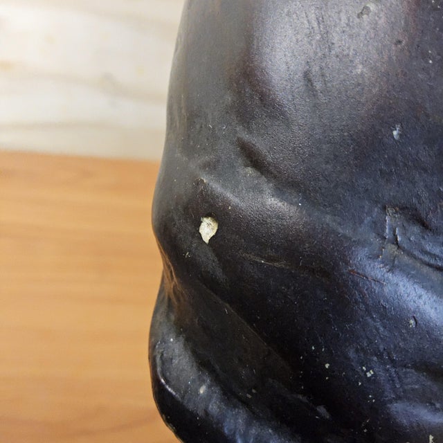 Antique Art Nouveau Plaster Lady Bust For Sale - Image 16 of 17