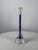 Sculptural art glass table lamp by Flygsfors Glasbruk, Sweden, designed by Paul Kedelv. The lamp features a heavy,...
