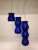 1990s Modern Murano Pendant Blue Glass For Sale - Image 9 of 13