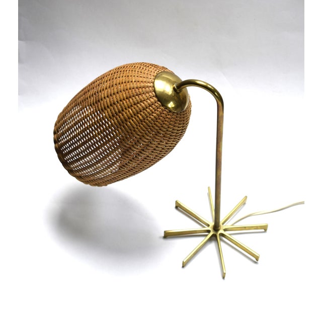 Model 209 Table Lamp by Franz Hagenauer for Werkstätte Hagenauer Wien, 1953 For Sale - Image 6 of 12