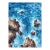 Ocean View - Original Neutral Blue Coastal Landscape Watercolor Painting on Paper For Sale