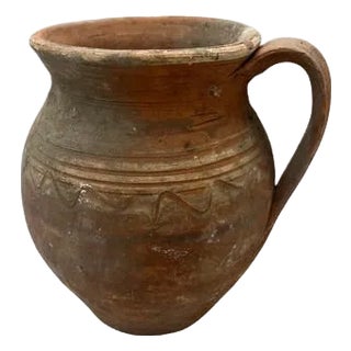 Antique Hungarian Folk Art Pottery For Sale