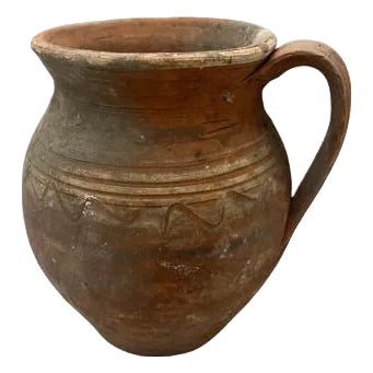 Antique Hungarian Folk Art Pottery For Sale