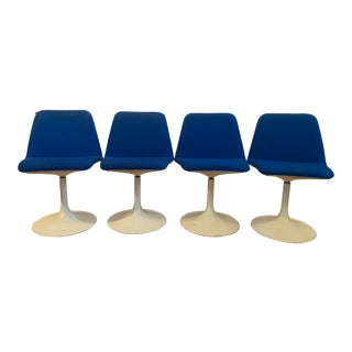 1960s Vintage Borje Johanson Swivel Chairs- Set of 4 For Sale