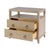 Mid-Century Modern Highbury 28 in. W Rectangular Wood 2 Drawer Nightstand with Open Shelf, Antique Beige Gray For Sale - Image 3 of 8