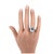 Blue Vintage H. Stern 18k Gold Emerald Cut Aquamarine Diamond Cocktail Ring For Sale - Image 8 of 9