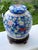 Chinoiserie Vibrant Cobalt Chinoiserie Ginger Jar With Butterflies + Carved Hardwood Stand For Sale - Image 3 of 9