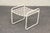 Metal Brown Jordan Vintage Pair 'Lido' Aluminum Outdoor Patio Stools or Ottomans For Sale - Image 7 of 12
