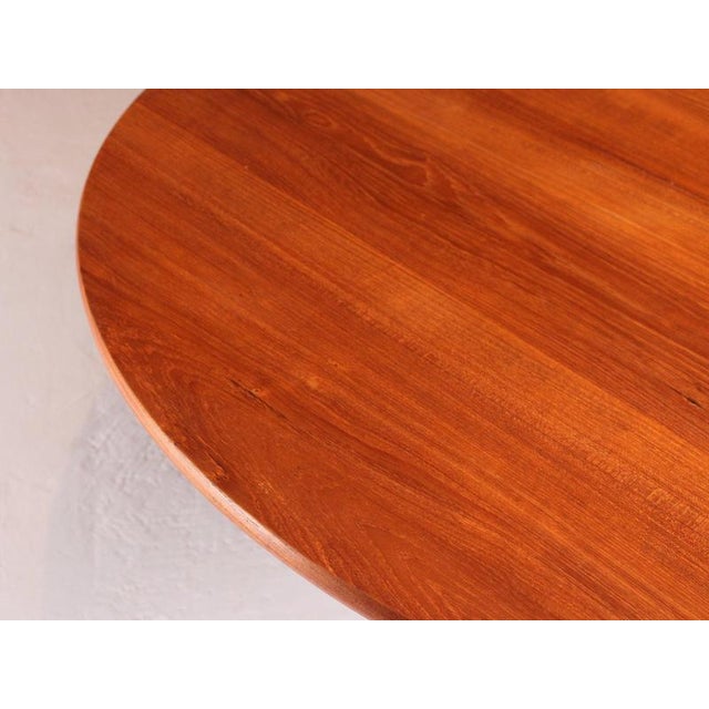 Mid-Century Danish Teak Extending Dining Table, 1960s For Sale - Image 12 of 13