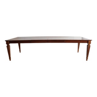 Ethan Allen Cherry Dining Table W/Extensions For Sale