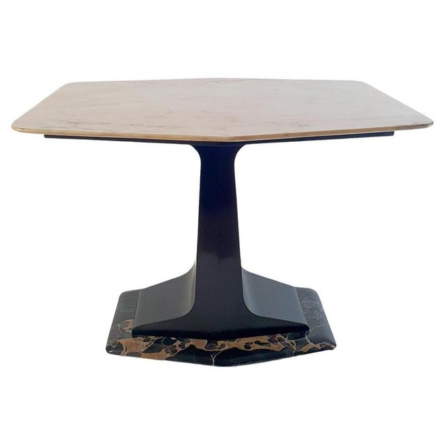 Mid-Century Modern Coffee Table with Marble Top attributed to Cantu, Italy, 1959 For Sale - Image 11 of 11