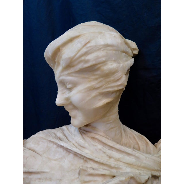 Late 19th Century Alabaster Sculpture by Emilio Fiaschi For Sale - Image 4 of 11