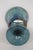 1970s Indiana Glass Iridescent Blue Harvest Grape Goblet 70s Carnival Glass Cup 4731b For Sale - Image 5 of 7