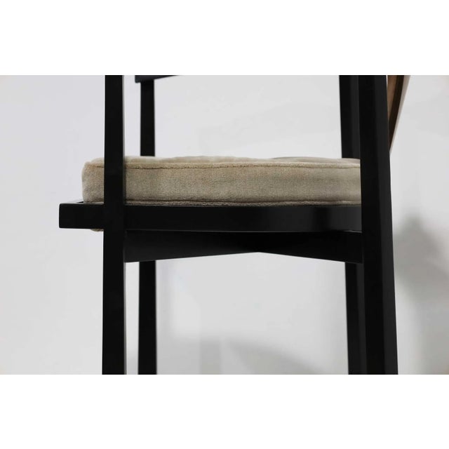 Edward Wormley for Dunbar Horseshoe Dining Chairs (Model 935) For Sale - Image 9 of 10