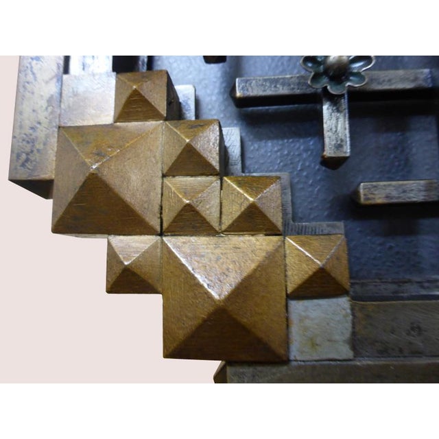 Modern Wrought Iron Floor Clock, 1930s For Sale - Image 3 of 16