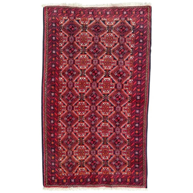 Vintage Turkmen Baluch Back Rug, 1980s For Sale - Image 11 of 11