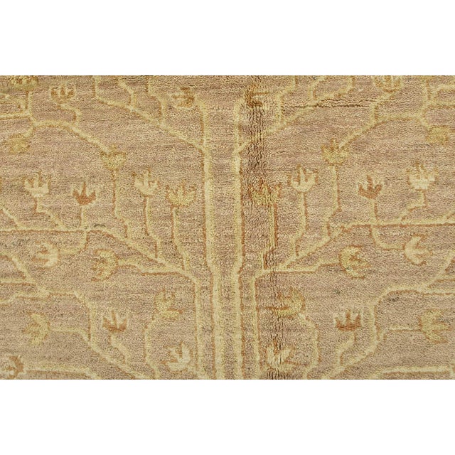 Ziegler Brown Wool Hand-Knotted Rug 8'1'' X 10'1'' For Sale - Image 9 of 12