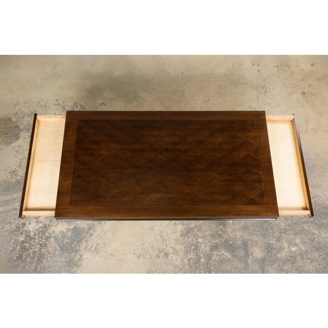 1930s French Parisian Art Deco Rosewood Dining Table For Sale - Image 4 of 18