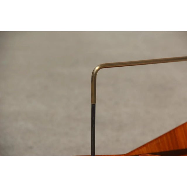 Rosewood Magazine Rack, 1950s For Sale - Image 6 of 10