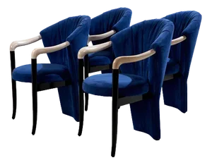Italian Dining Chairs by Pietro Costantini, 1980s, Set of 4