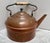1940s Vintage Large Rustic French Copper Tea Kettle Decor Accent Vessel For Sale - Image 5 of 10