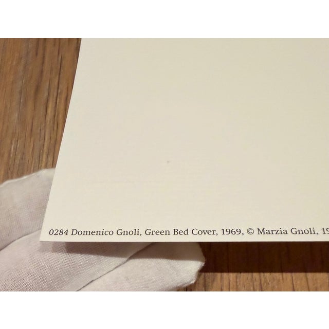 Domenico Gnoli, Green Bed Cover, Print For Sale - Image 3 of 12