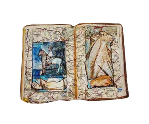 Nicolas Dings, Books of Hours Sculpture, 2020, Ceramic