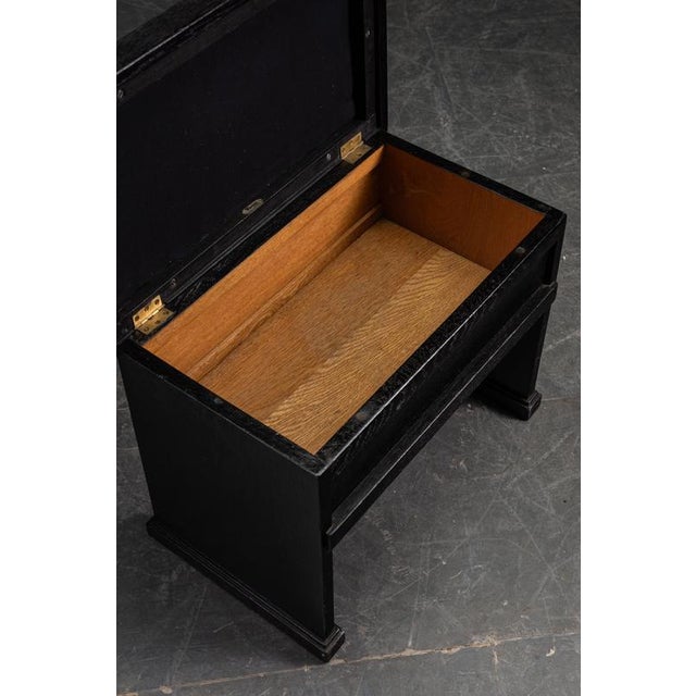 The Hague School Pander Stool by Hendrik Wouda, 1920s For Sale - Image 3 of 15