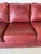 1980s Vintage Hancock & Moore English Style Red Leather 3-Seater Sofa For Sale - Image 5 of 12