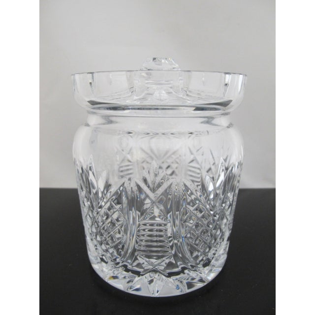 Traditional Waterford Crystal 12 Days of Christmas Patridge Biscuit Barrel Jar Original Box For Sale - Image 3 of 10