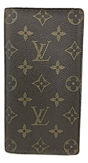 2001 Authentic Louis Vuitton Porte Cartes Crédit Yen Monogram Long Wallet