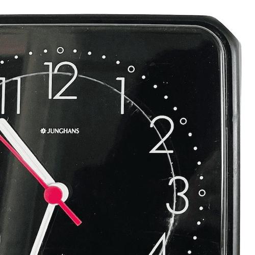 Bauhaus Vintage Kitchen Clock from Junghans, 1980s For Sale - Image 3 of 7