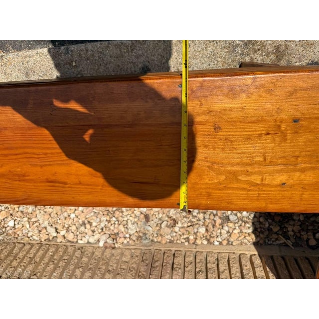 Hoskins Creek Table Company Yellow Pine Bench For Sale - Image 11 of 12