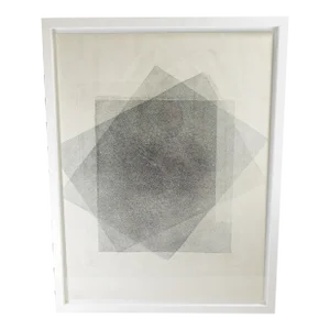 21st Century Decorative Geometric Abstract Framed Print