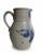 A substantial vintage stoneware pitcher by Rowe Pottery Works of Cambridge, Wisconsin, known for its American-made salt-...