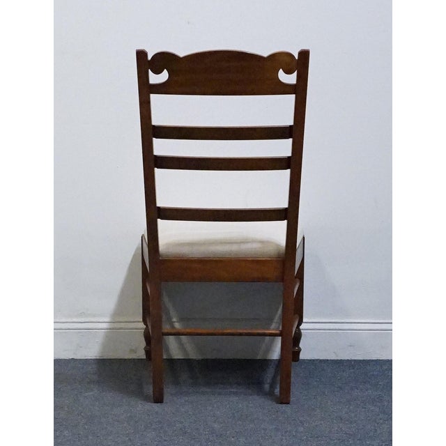 Pennsylvania House Early American Country Style Ladderback Dining Side Chair For Sale In Kansas City - Image 6 of 10