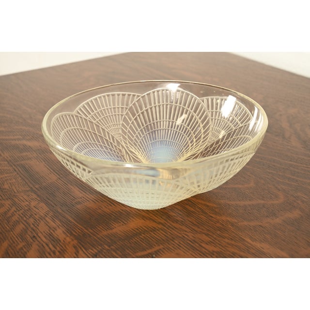 1920s René Lalique "Coquilles" Art Deco Opalescent Glass Bowl, Circa 1920s For Sale - Image 5 of 13