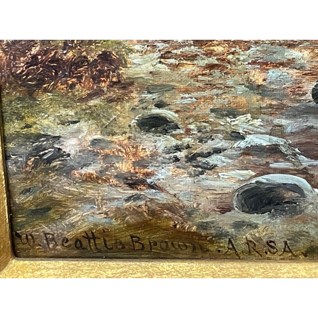 19th Century William Beattie-Brown Scottish Isle of Skye Landscape Oil Painting For Sale - Image 14 of 18