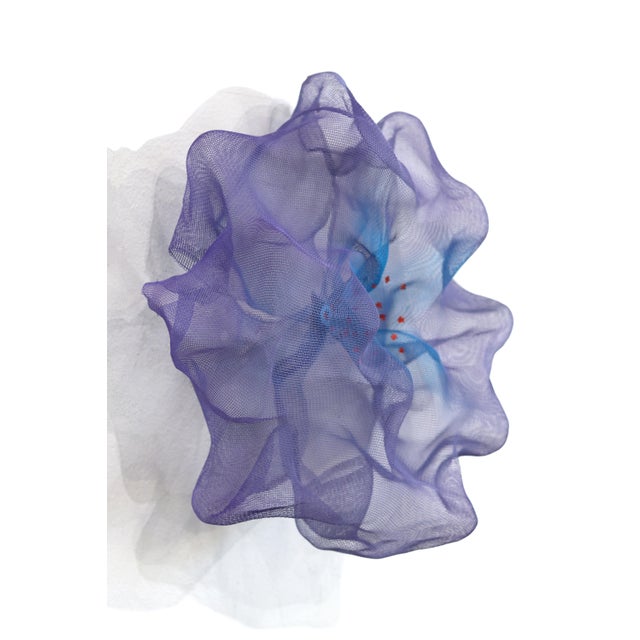 Purple Cotton Candy Cumulus Blue Purple Orange - Abstract Three-Dimensional Wall Original Artwork by Atticus Adams For Sale - Image 8 of 11